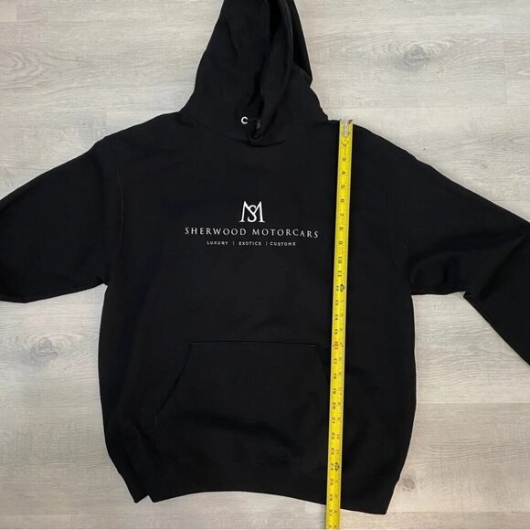 Champion Black Hoodie Sweatshirt Size L - Company Branded - Picture 2 of 14